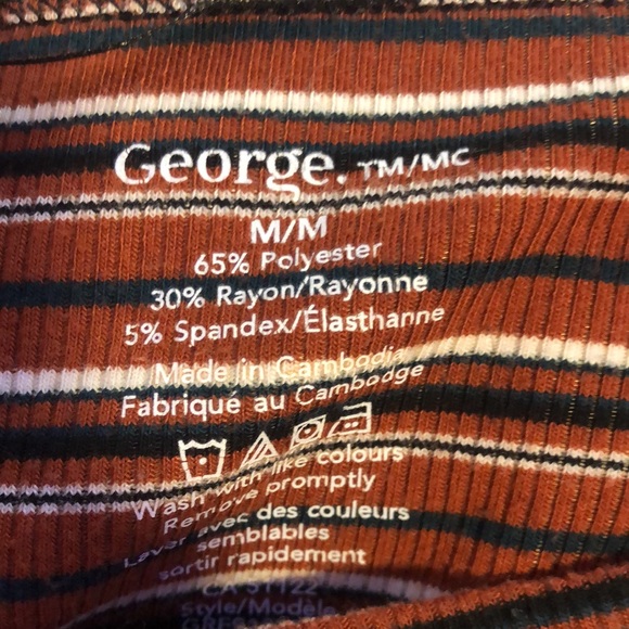 Orange 1/4 Top - Picture 2 of 4